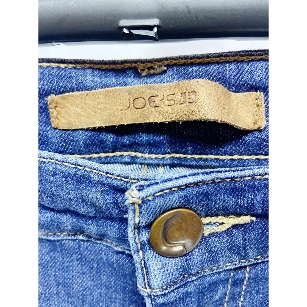 Joe's Jeans Women's Mid Rise Skinny Blue Denim